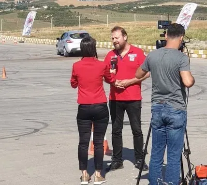 Çetin BÜYÜKÇINAR — Sürüş eğitimi pisti — saha çekimi