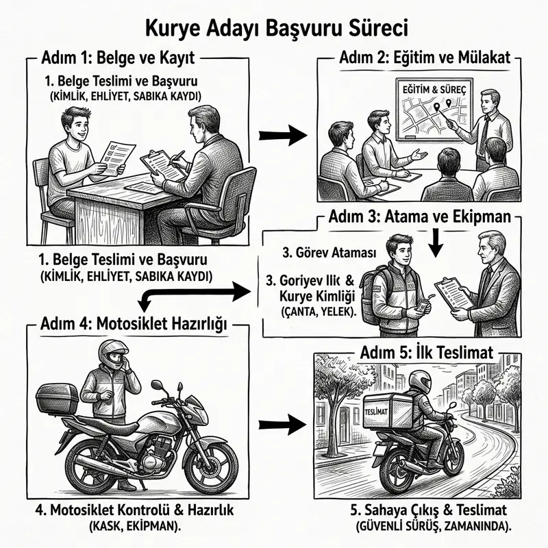 Moto kurye nasıl olunur adım adım rehber